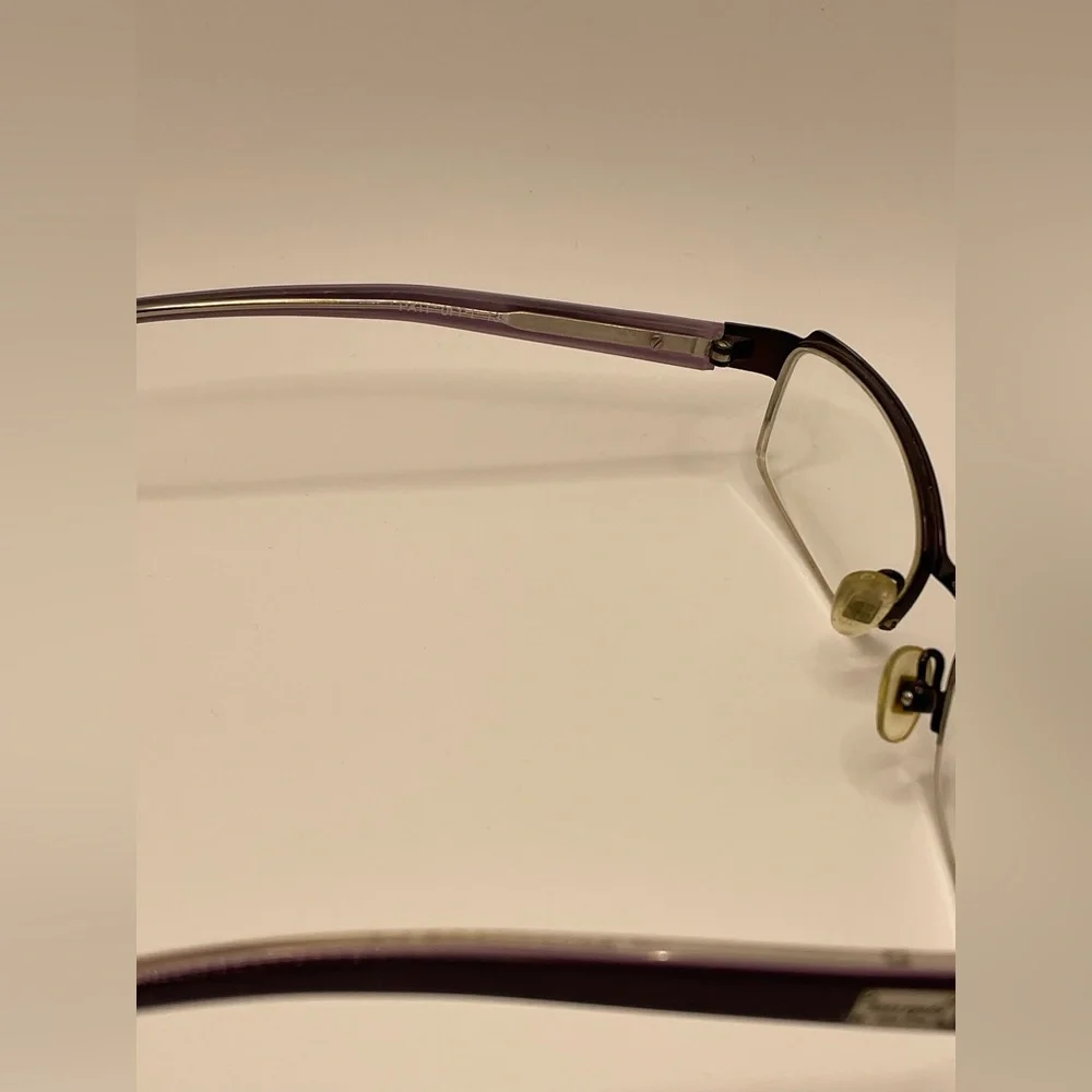Kate Spade Patti 0FP1 135 Purple Semi-Rimless Glasses Frames • Made in Italy